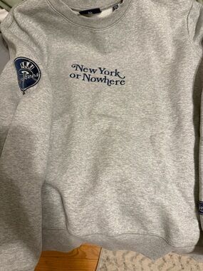 New York or Nowhere Grey Crewneck Sweatshirt